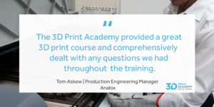 3D Print Academy | 1 year on – Celebrate the 3D Print Academy’s one year anniversary with us